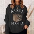 Big Floppa カラカルキャットミーム Raise A Floppa 長袖tシャツ スウェットシャツ 彼女への贈り物