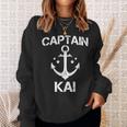 Captain Kai ファニーバースデー 名前入りボートギフト カスタマイズ可 スウェットシャツ 彼女への贈り物