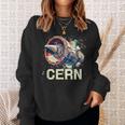 Cern 大型ハドロン衝突型加速器 レトロ素粒子物理空間 スウェットシャツ 彼女への贈り物