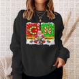 Christmas 67 Meme Science Chemistry Humor Periodic Table Sweatshirt Gifts for Her