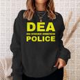 Dea 警察官 麻薬取締局 フロントプリント 長袖tシャツ スウェットシャツ 彼女への贈り物