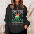 Dumpster Fire Response Team Leader Christmas Ugly Sweater Sweatshirt Gifts for Her