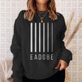 Eadgbe 6弦ギタープレーヤー&ギタリスト クールなミュージシャン 長袖tシャツ スウェットシャツ 彼女への贈り物