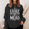 Easy Distracted By Mead 長袖tシャツ スウェットシャツ 彼女への贈り物