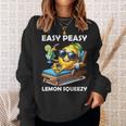 Easy Peasy レモンスクイーズ 長袖tシャツ スウェットシャツ 彼女への贈り物