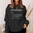 Edward Is The Best Name Definition Ed Edward スウェットシャツ 彼女への贈り物
