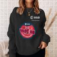 Esa欧州宇宙機関ミッション彗星迎撃パッチ スウェットシャツ 彼女への贈り物