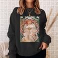 F Champenois Imprimeur-Editeur By Alphonse Mucha スウェットシャツ 彼女への贈り物