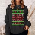 Feliz Navidad Putos Ugly Christmas Sweater Sweatshirt Gifts for Her