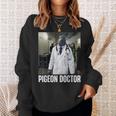 Tuff Pigeon Doctor 2026 New Brainrot Meme Kid Aiジョーク スウェットシャツ 彼女への贈り物