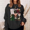 Holiday Vibes In The Holiday Spirit Sweatshirt Gifts for Her