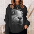 Hypnotic Rabbit Weird Eyes Odd Weirdcore Spooky Halloween Tank Top Sweatshirt Unisex Gifts for Her