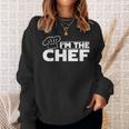メンズ I'm The Chef クッキングハット フードクッキング シェフ キッチン フードクック スウェットシャツ 彼女への贈り物