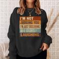 I'm Not Judging You I'm Just Observing Andilently スウェットシャツ 彼女への贈り物