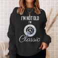 I'm Not Old I'm Classic 面白いヴィンテージ時計 メンズグラフィック 長袖tシャツ スウェットシャツ 彼女への贈り物