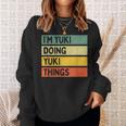 I'm Yuki Doing Yukiシングス 面白い 名言 スウェットシャツ 彼女への贈り物