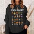 Italian Brainrot 面白いイタリアンブレインロットミームキャラクタ 長袖tシャツ スウェットシャツ 彼女への贈り物
