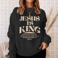 Jesus Is King Bibleerse John 14 スウェットシャツ 彼女への贈り物