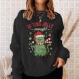 Is This Jolly Enough Cat Christmas Humor Sweatshirt Gifts for Her