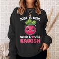Kawaii Radish Lover Vegan Vegetarian Radish Sweatshirt Unisex Gifts for Her Kawaii Radish Lover Vegan Vegetarian Radish Sweatshirt Unisex Gifts for Her