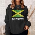 Kingston Jamaica Flag Jersey スウェットシャツ 彼女への贈り物