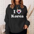 I Love Korea I Heart Korea 韓国 スウェットシャツ 彼女への贈り物