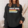 I Love Pacific Beach California Ca パシフィックオーシャンウェーブ スウェットシャツ 彼女への贈り物