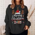 Merry Christmas 2025 Family Matching Christmas Pajamas Xmas Sweatshirt Gifts for Her