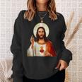 Myuperhero Is Jesus、Faith Love Godシャツ スウェットシャツ 彼女への贈り物
