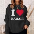 Red Heart I Love Hawai'i スウェットシャツ 彼女への贈り物