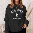 Red Wing ミネソタ Mn ヴィンテージ 70年代 アスレチック スポーツデザイン 長袖tシャツ スウェットシャツ 彼女への贈り物