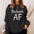 Redneck AF Red Dirt Texas Outlaw Country Music Cowboy Tank Top Sweatshirt Unisex Gifts for Her