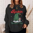 Rocking Around The Xmas Tree Snowman Rock And Roll Guitar Sweatshirt Gifts for Her Rocking Around The Xmas Tree Snowman Rock And Roll Guitar Sweatshirt Gifts for Her