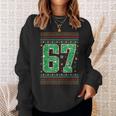 Santa Says 67 Christmas Ugly Sweater 6 7 Six Seven Meme Sweatshirt Gifts for Her