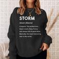 Storm ネームシャツ スウェットシャツ 彼女への贈り物
