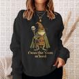 T'was The 'Tism M'lord Frog Wizard Tism Sweatshirt Gifts for Her