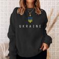 Ukraine Shirt Ukrainian Tryzub Flag Trident Military Sweatshirt Unisex Gifts for Her