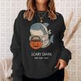 かわいいサメ ミイラ ハロウィン メンズ レディース キッズ おもしろサメ スウェットシャツ 彼女への贈り物