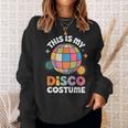 これは私のディスココスチュームrecto 1970年代のファンキーな面白いです スウェットシャツ 彼女への贈り物