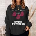 さつまいもを称賛する面白いさつまいもギャング スウェットシャツ 彼女への贈り物