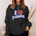 アイ・ラブ・パルミラ スウェットシャツ 彼女への贈り物