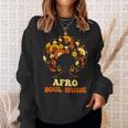 アフロソウルミュージック ビニール レトロ 70年代 80年代 ファンク ディスコダンス スウェットシャツ 彼女への贈り物