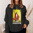 オリジナルrider Waite Deckからのマジシャンビンテージタロットカード スウェットシャツ 彼女への贈り物