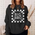 キッズ Big Brother シャツ 男の子 幼児 Big Bro アナウンスメント チェック スウェットシャツ 彼女への贈り物
