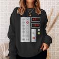 クールなエレベーターボタンアートメンズレディースリフトハロウィンコスチューム スウェットシャツ 彼女への贈り物