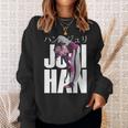 ゲーマープレイヤー愛好家向けジュリハンキャラクター 長袖tシャツ スウェットシャツ 彼女への贈り物