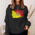 シチリア国旗 シチリア州パレルモ イタリア スウェットシャツ 彼女への贈り物