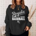ジャクソン・ロイヤルズベースボールホワイト スウェットシャツ 彼女への贈り物
