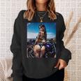 セクシーガールグラフィックtシャツ セクシーなラティーナガール&バイクビーチ。 長袖tシャツ スウェットシャツ 彼女への贈り物