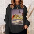 ダリの蜂の飛びによって生じる夢 スウェットシャツ 彼女への贈り物